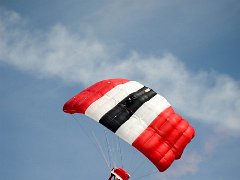 DSC6788 : Aylsham Show 2017, The Parachute Regiment Freefall Team 'The Red Devils' is the official parachute display team of both The Parachute Regiment (The Paras) and the British Army.