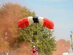 DSC6820 : Aylsham Show 2017, The Parachute Regiment Freefall Team 'The Red Devils' is the official parachute display team of both The Parachute Regiment (The Paras) and the British Army.