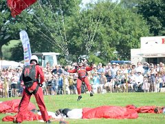 DSC6872 : Aylsham Show 2017, The Parachute Regiment Freefall Team 'The Red Devils' is the official parachute display team of both The Parachute Regiment (The Paras) and the British Army.