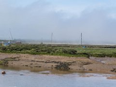 P1000607 : Wells-next-the-Sea, fog, mist, sea mist, sea-mist curling in from sea