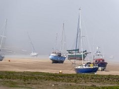 P1000615 : Wells-next-the-Sea, fog, mist, sea mist, sea-mist curling in from sea