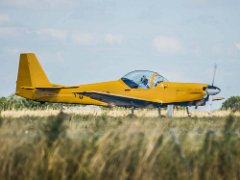 DSC8943  [c]JOHN HUTCHISON : G-BNSR, Old Buckenham (EGSV), Pilot Rob Dean, Slingsby T67M Firefly