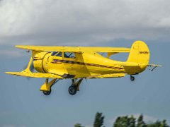 DSC8954  [c]JOHN HUTCHISON : Beechcraft Staggerwing (N9405H), Old Buckenham (EGSV)