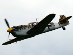 DSC7864  [c]JOHN HUTCHISON : G-AWHR, Messerschmitt BF 109, Old Buckenham 2021, The Buchon is essentially a Rol