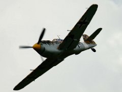 DSC7903  [c]JOHN HUTCHISON : G-AWHR, Messerschmitt BF 109, Old Buckenham 2021, The Buchon is essentially a Rol