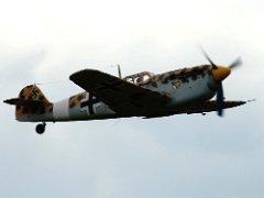 DSC7917  [c]JOHN HUTCHISON : G-AWHR, Messerschmitt BF 109, Old Buckenham 2021, The Buchon is essentially a Rol