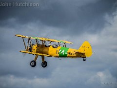 DSC4522 : 1942 U.S. Boeing Stearman Biplane, Old Buckenham 2017, WWII trainer